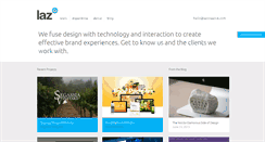 Desktop Screenshot of lazcreative.com